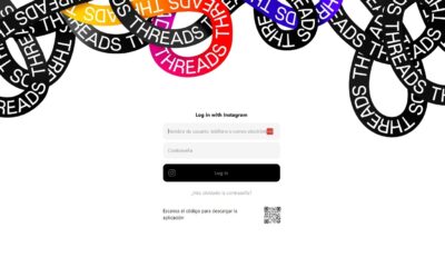 - EuropaPress 5396838 pagina inicio sesion web threads
